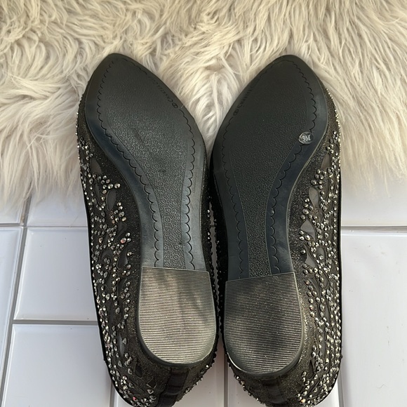 CHARTER CLUB Womens Tonina Black Pointed Toe Slip On Flats Sz 9M nwot - Picture 12 of 16